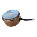 Copper saucepan for making caramel 16cm thick-walled -...